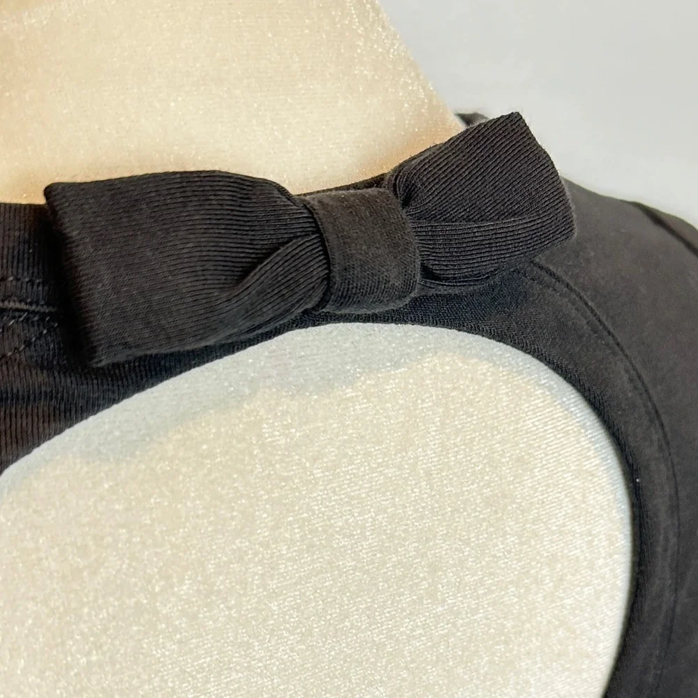 Kate Spade Black Tank Top with Back Bow M‎